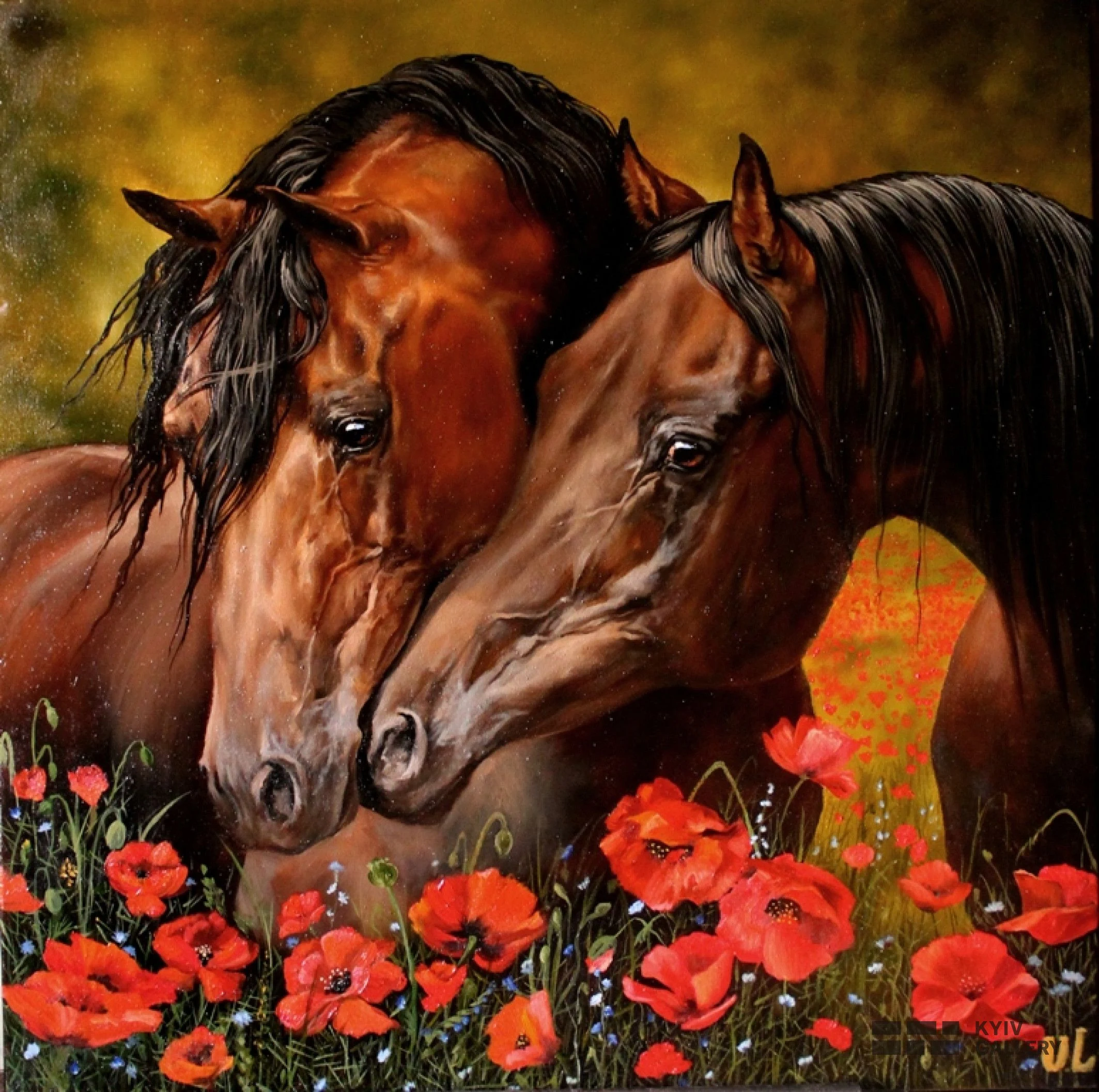 “You Are with Me”, oil, canvas — Yulia Lychagina