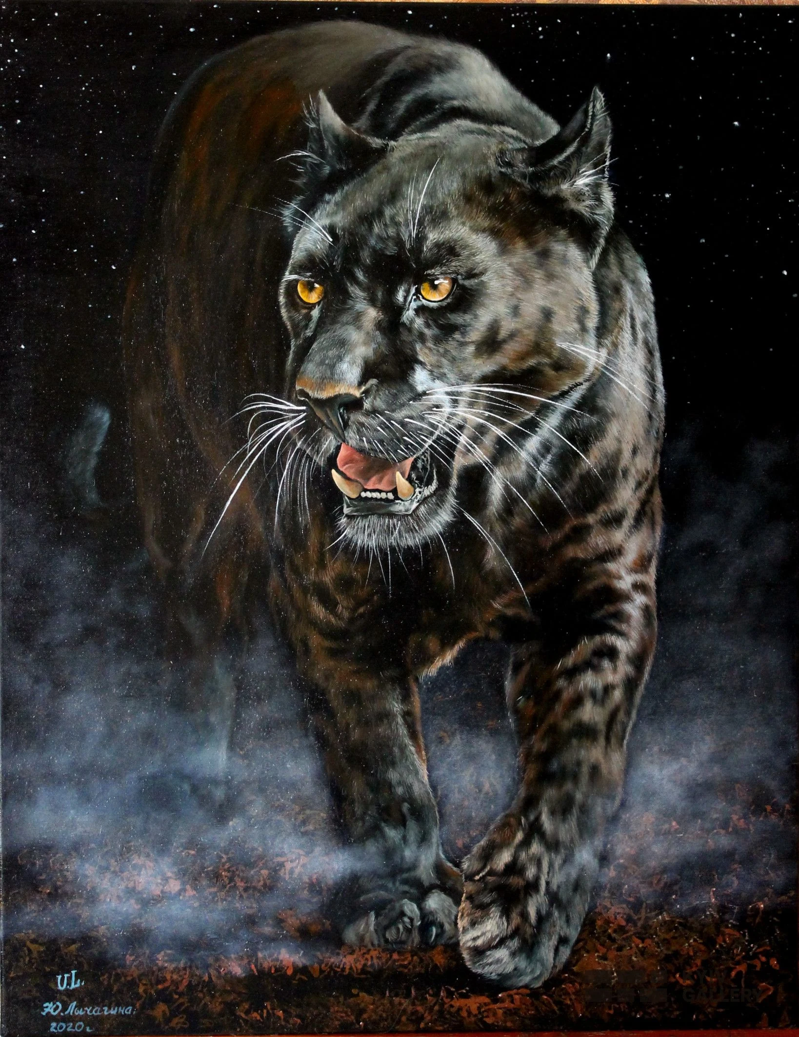 “Queen of the Night”, oil, canvas — Yulia Lychagina
