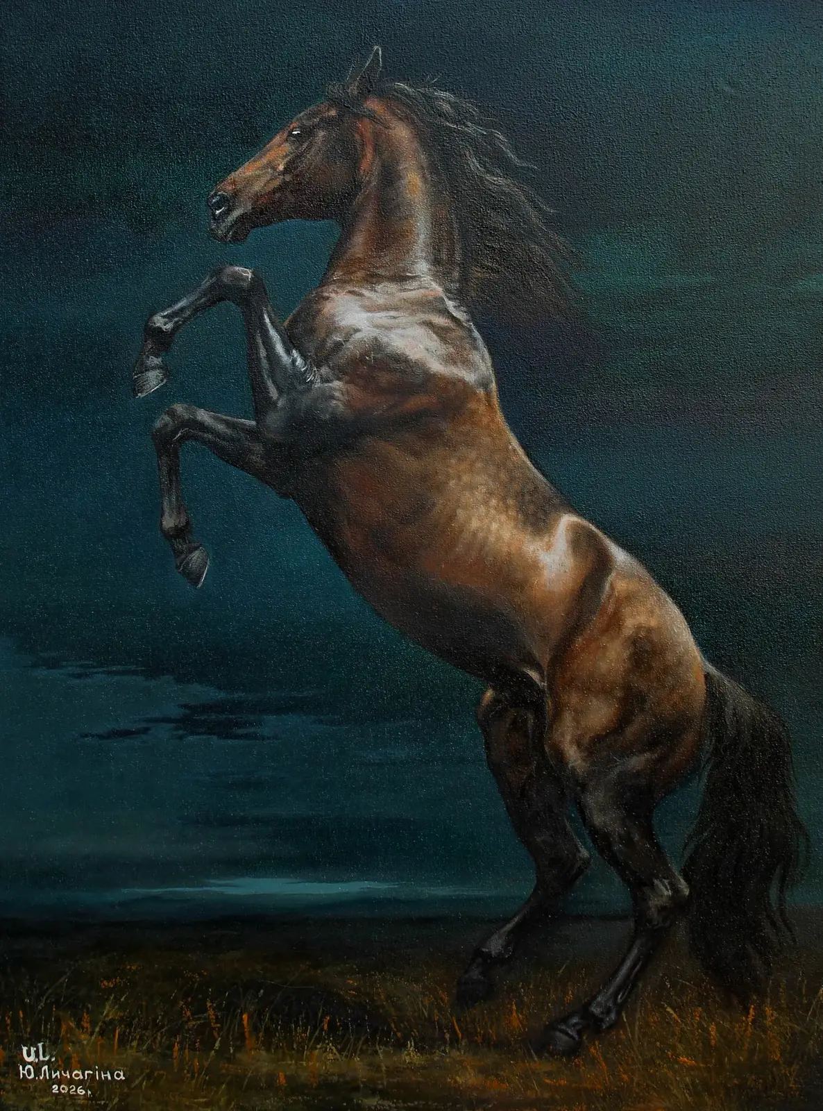 “Spirit of Freedom”, oil, canvas — Yulia Lychagina