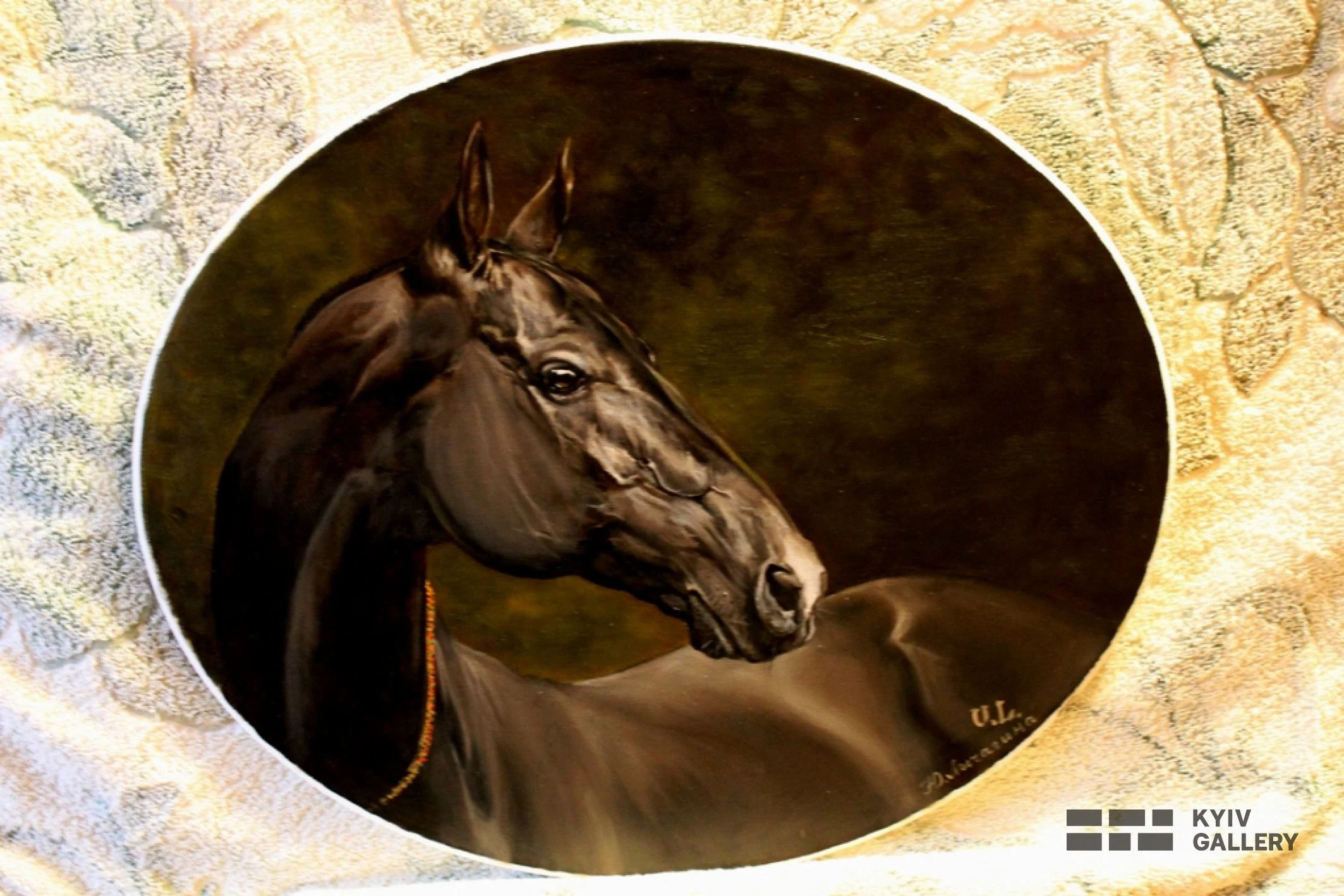 “Portrait of a Horse”, oil, canvas — Yulia Lychagina