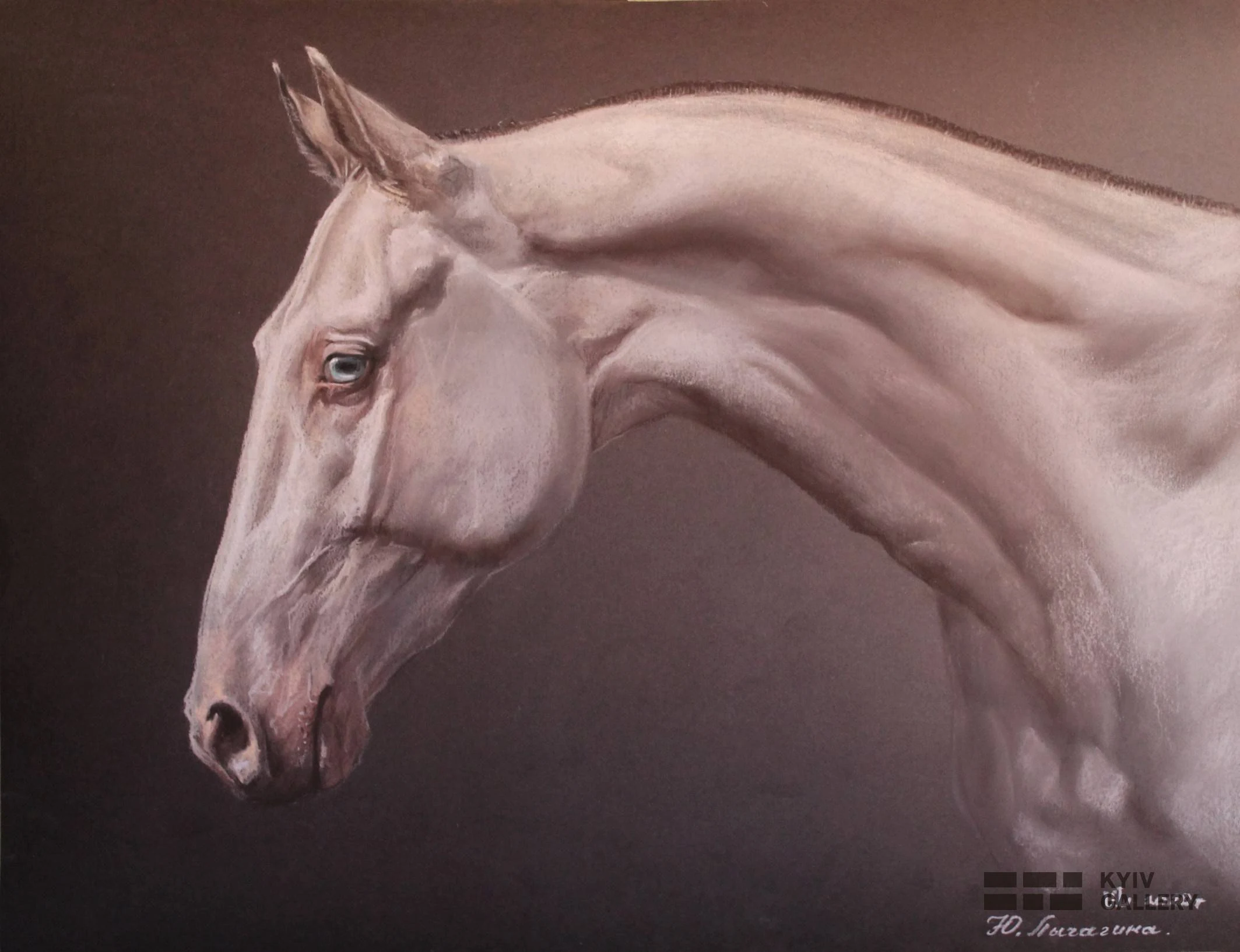 “Moonlight”, pastel, cardboard — Yulia Lychagina