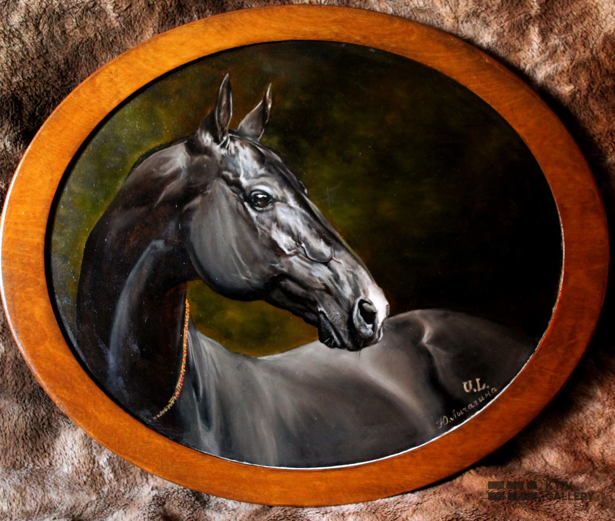 “Akhal-Teke Horse”, oil, canvas — Yulia Lychagina