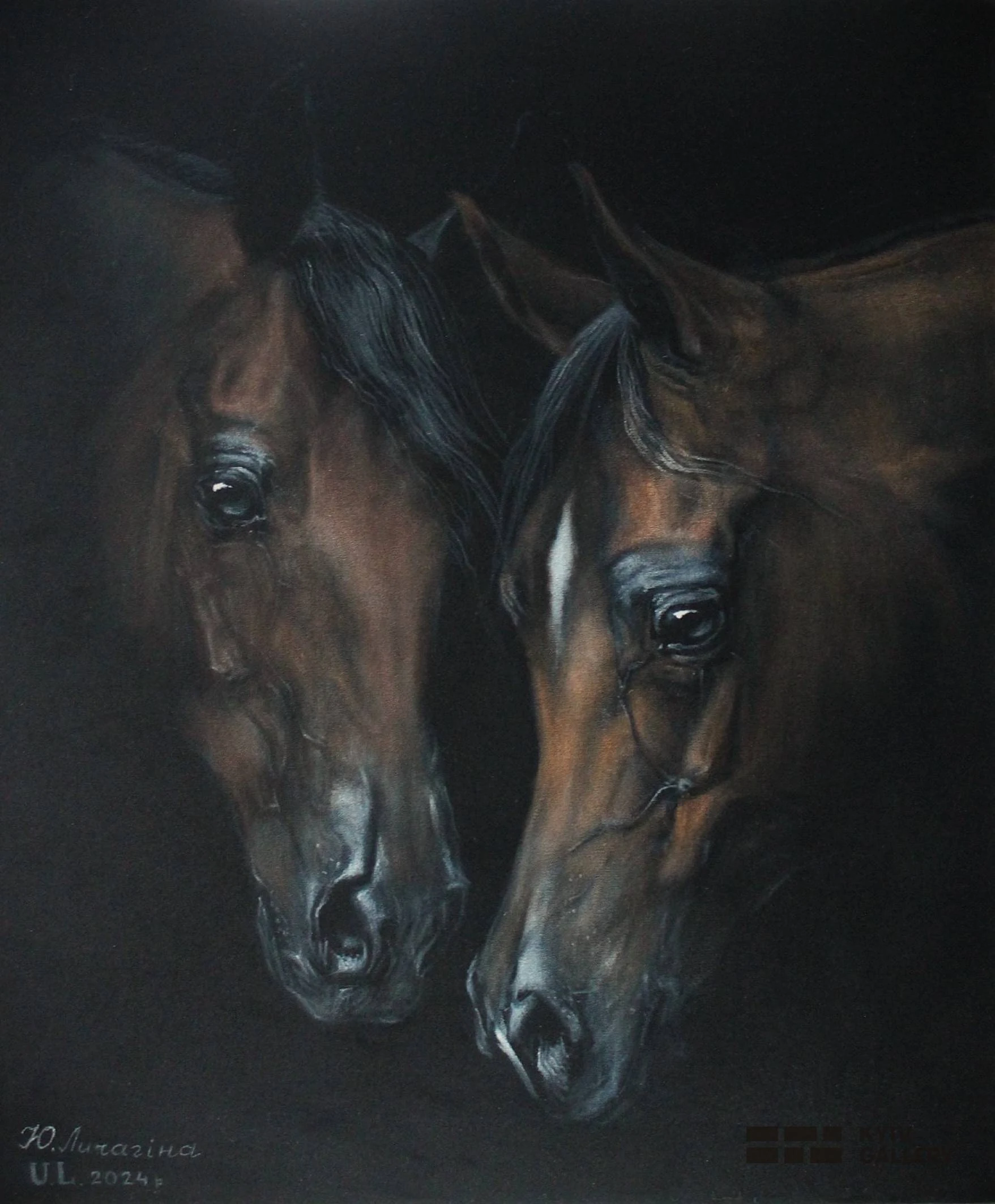 “Mirror of the Soul”, oil, canvas — Yulia Lychagina